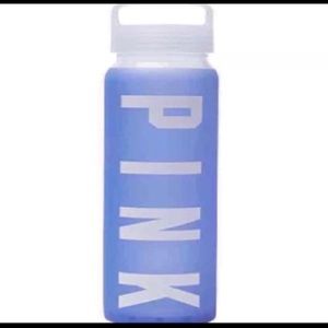 🆕 PINK LOGO COLLEGIATE GLASS WATER BOTTLE